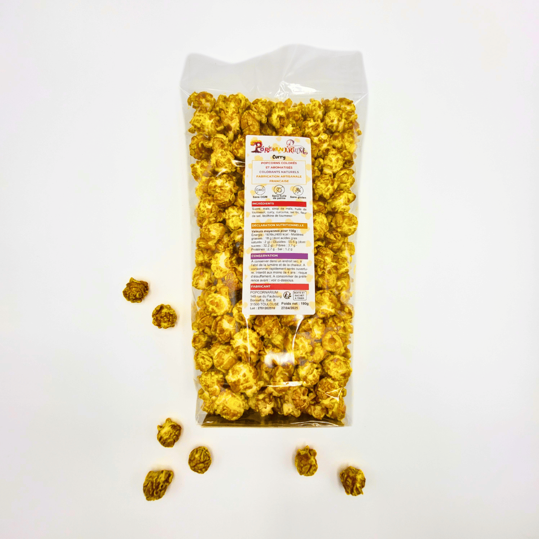 Popcorn saveur curry