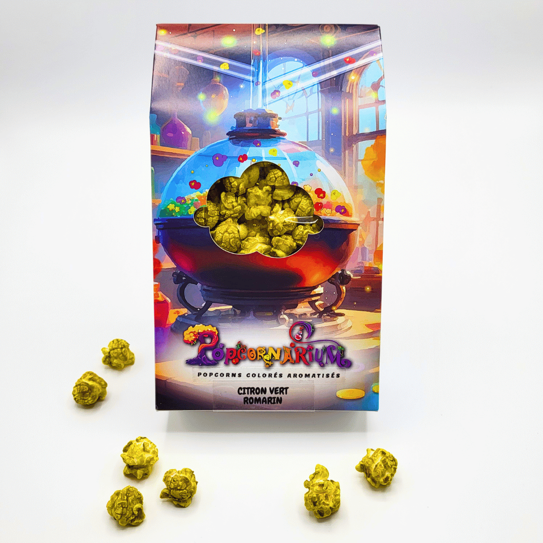 Popcorn saveur citron vert-romarin