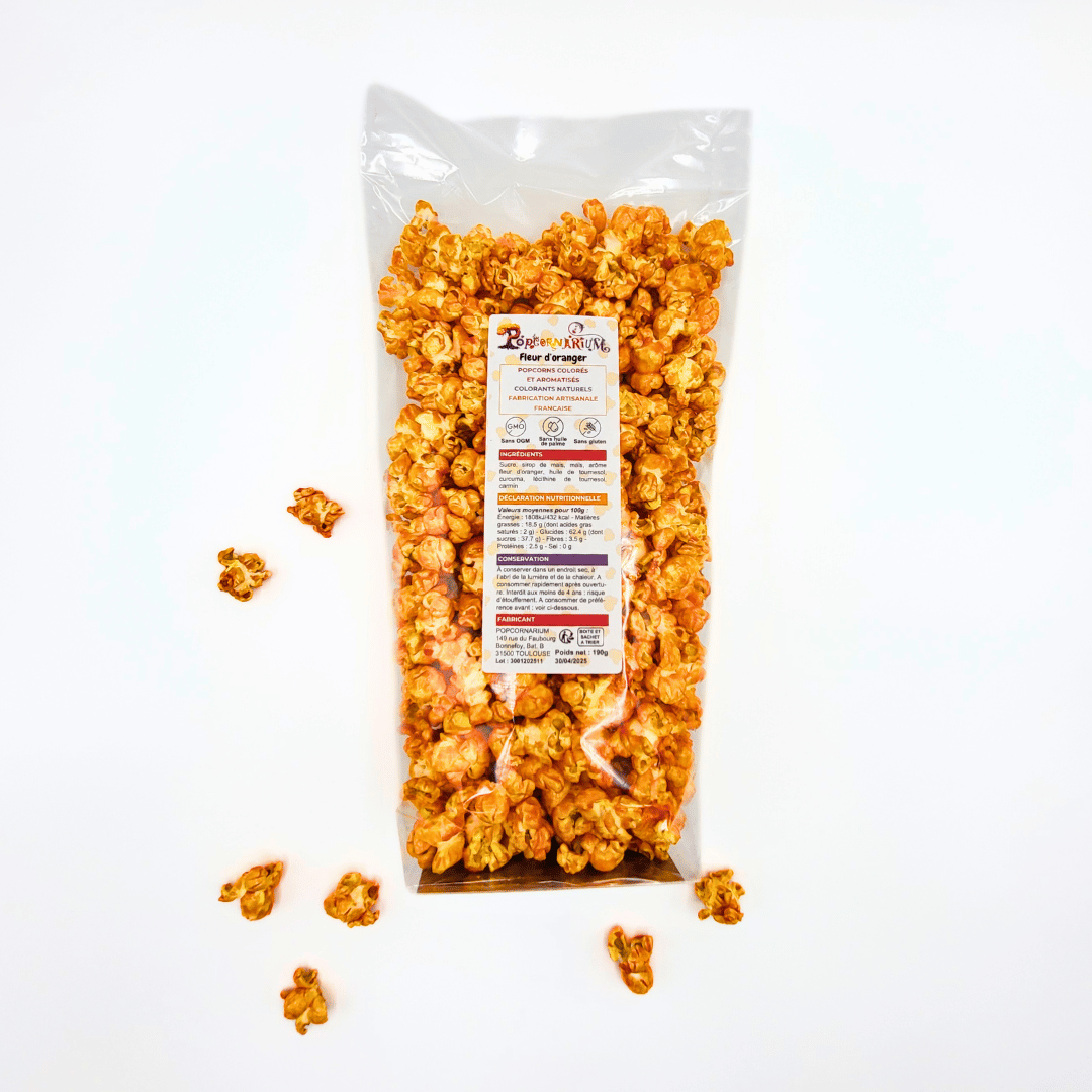 Popcorn saveur fleur d'oranger
