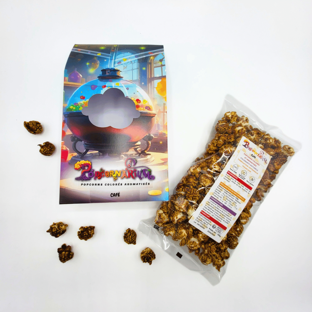 Popcorn saveur café