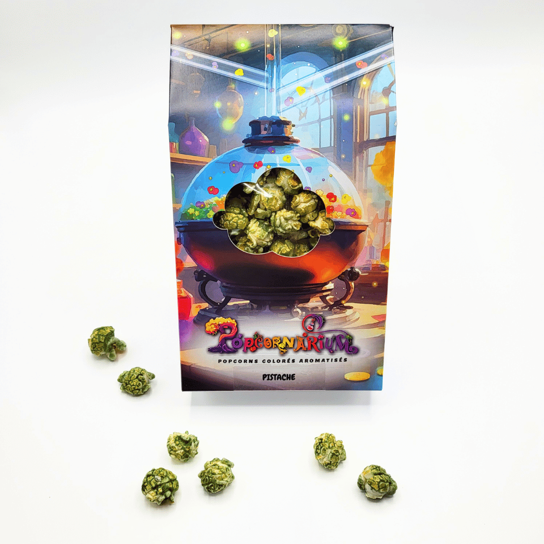 Popcorn saveur pistache