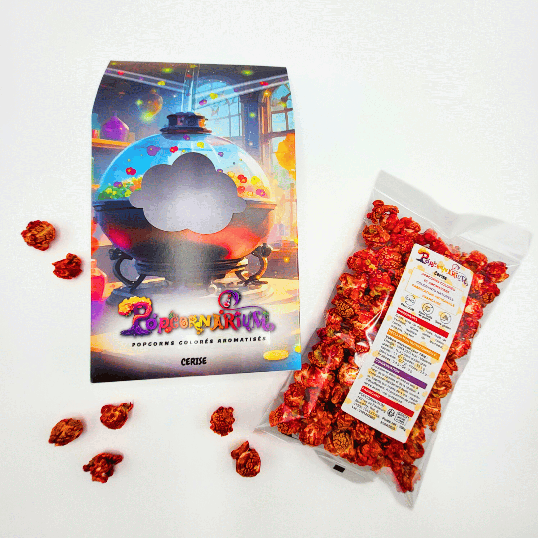 Popcorn saveur cerise