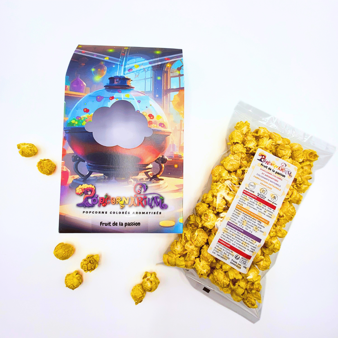 Popcorn saveur fruit de la passion