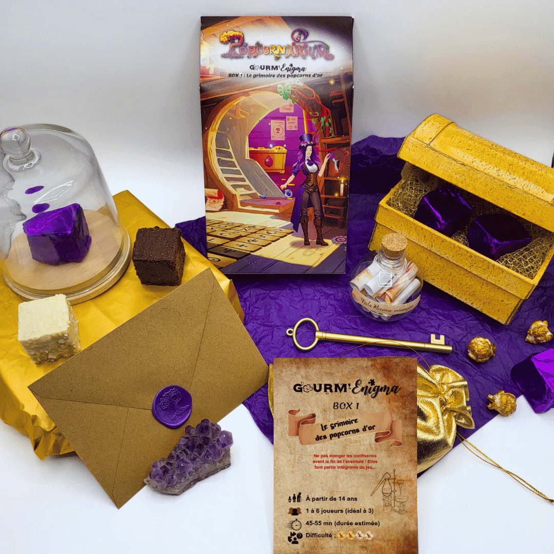 BOX 1 : Le grimoire des popcorns d'or