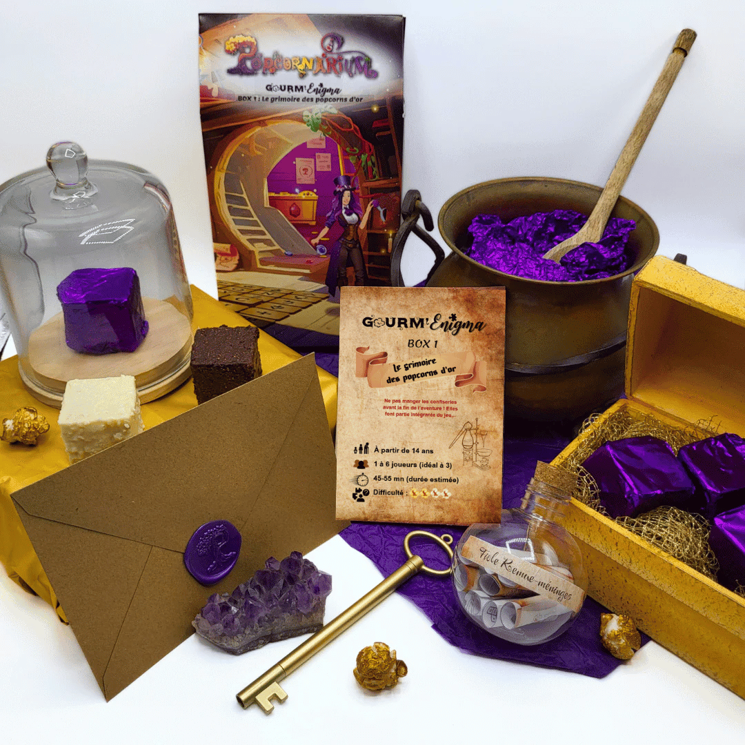 BOX 1 : Le grimoire des popcorns d'or