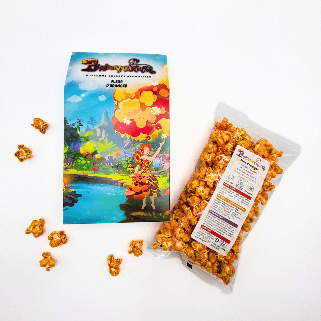 Popcorn saveur fleur d'oranger