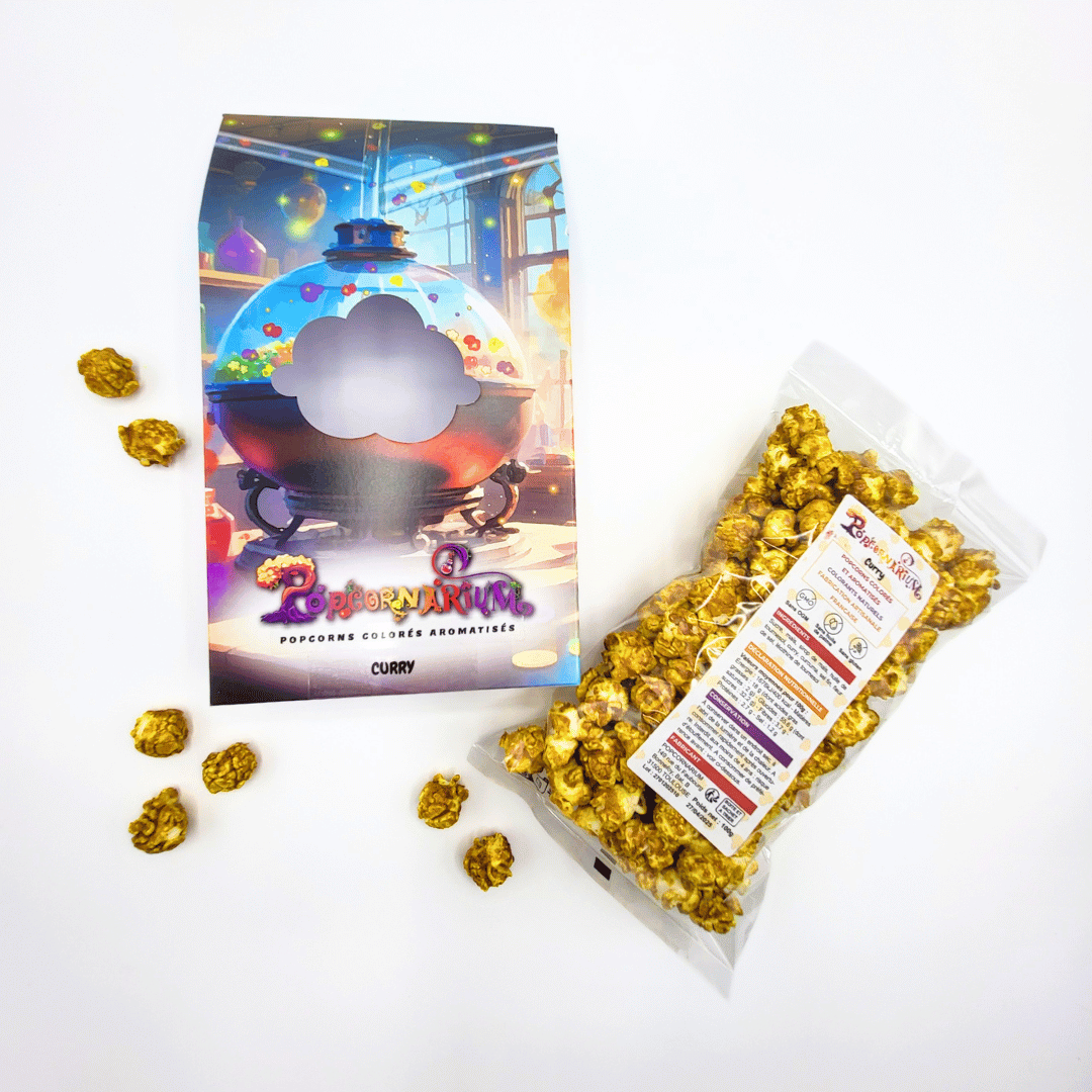 Popcorn saveur curry
