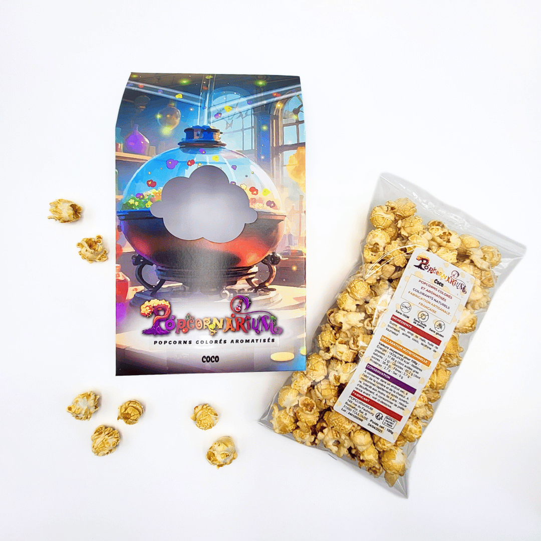 Popcorn saveur coco
