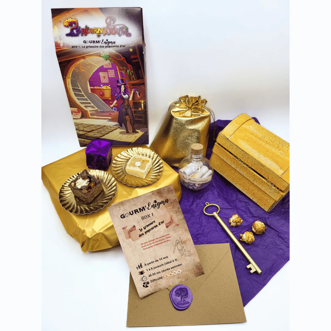 BOX 1 : Le grimoire des popcorns d'or