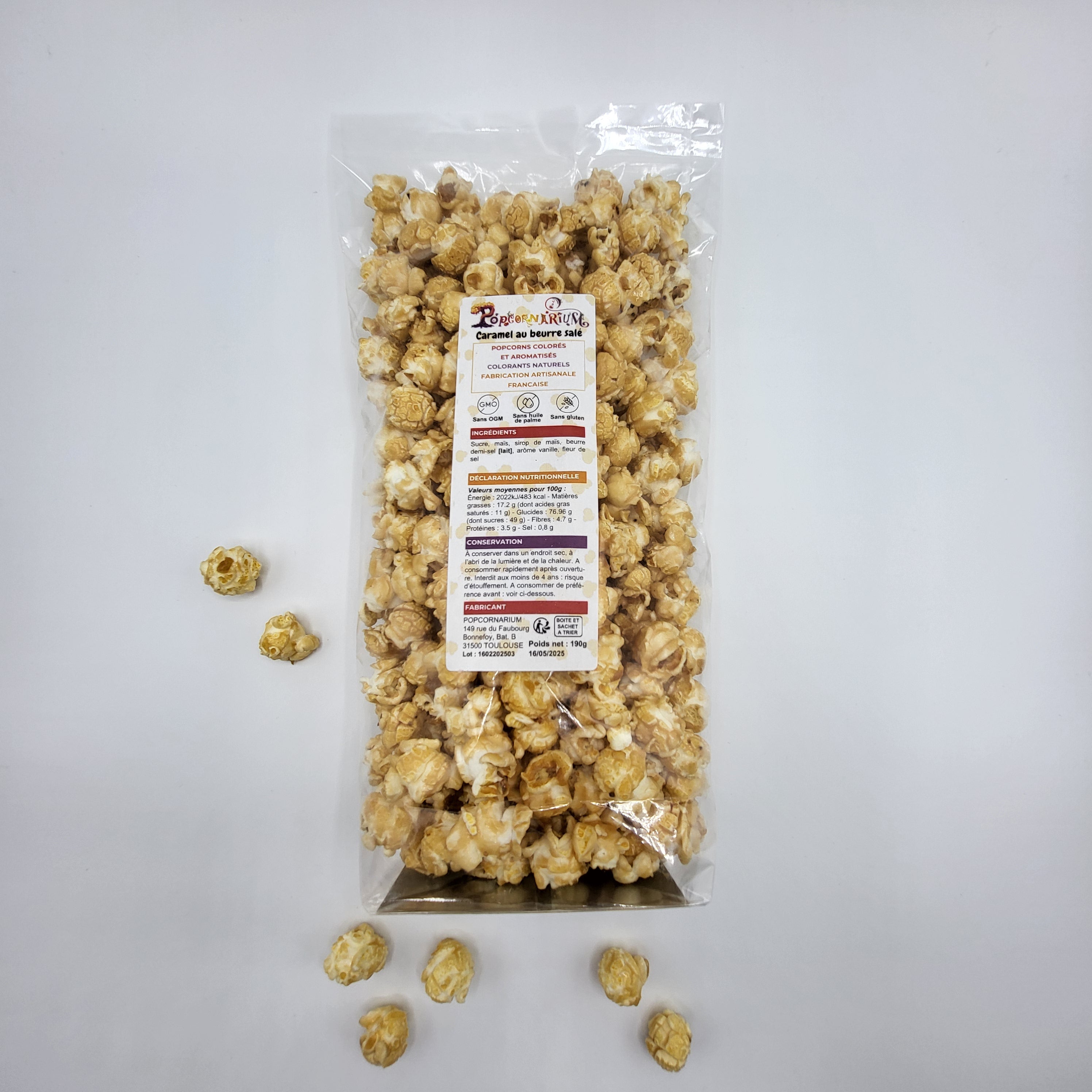 Popcorn saveur caramel au beurre salé