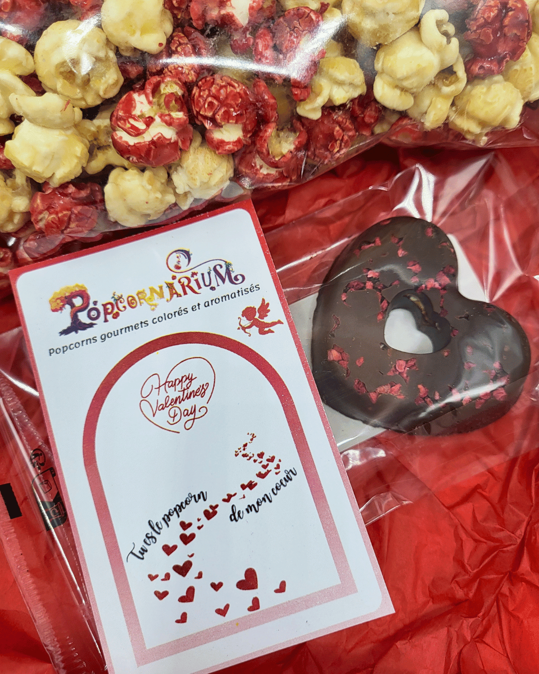 Coffret ÉDITION SAINT-VALENTIN popcorns et confiseries 1