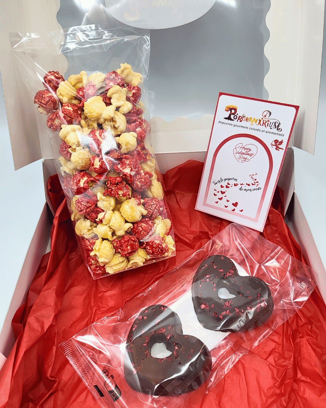Coffret ÉDITION SAINT-VALENTIN popcorns et confiseries 2