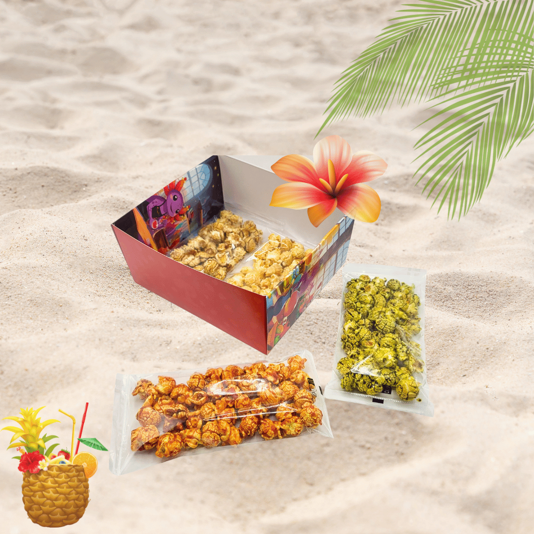 Coffret découverte popcorns 4 saveurs cocktails mojito spritz cuba libre pina colada 4 - Popcornarium