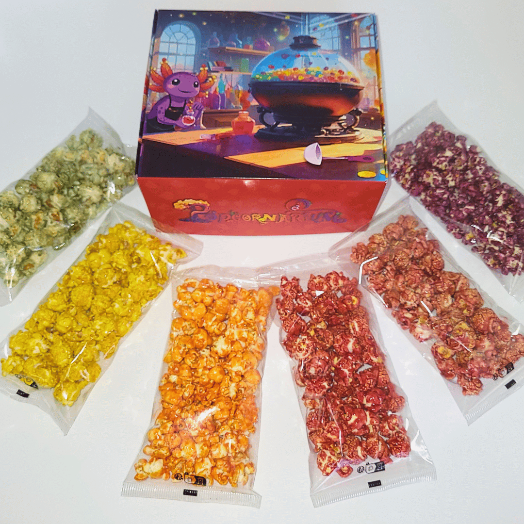 Coffret personnalise 6 saveurs de popcorn 4 - Popcornarium