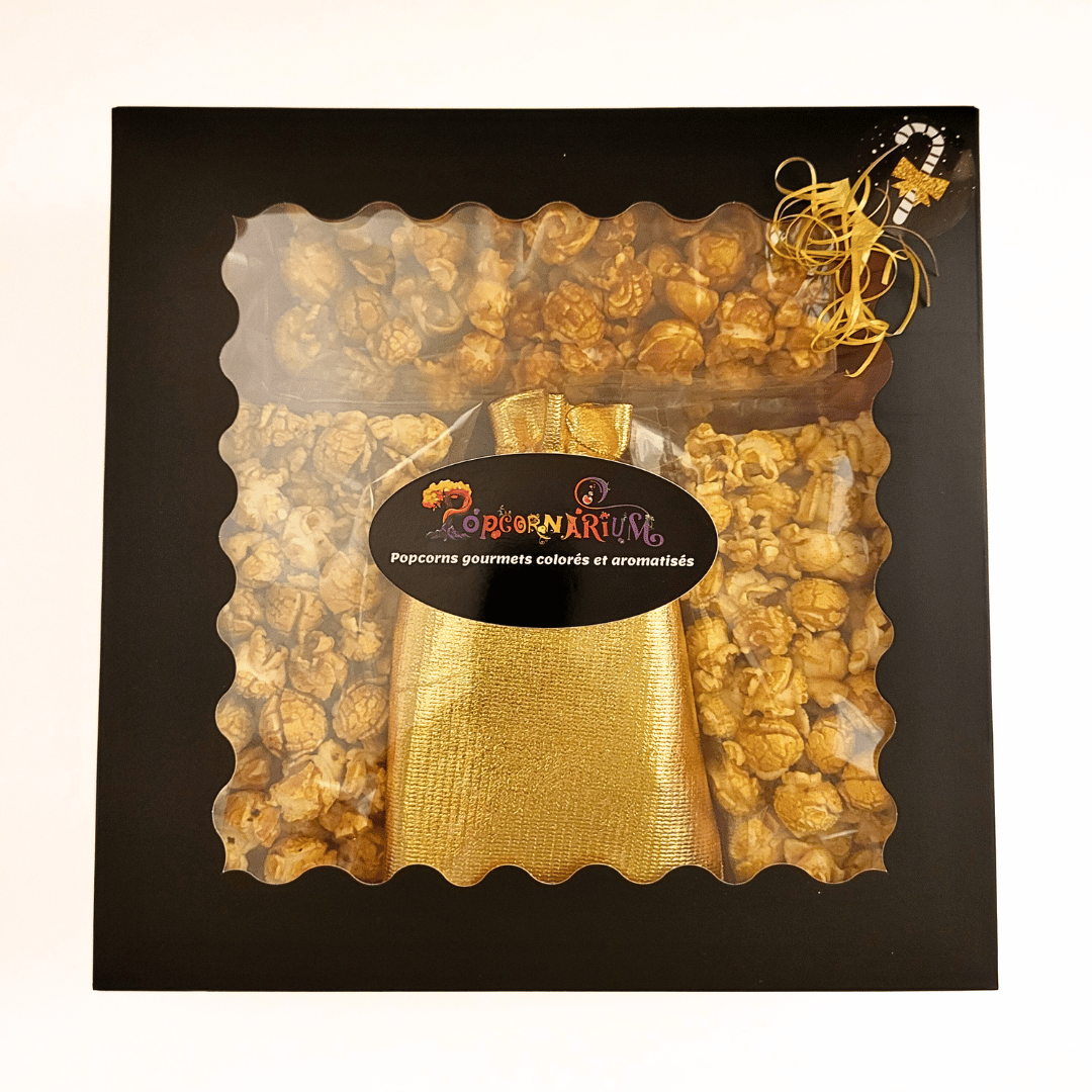 Coffret personnalisé 6 saveurs de popcorn ÉDITION NOËL 2 - Popcornarium