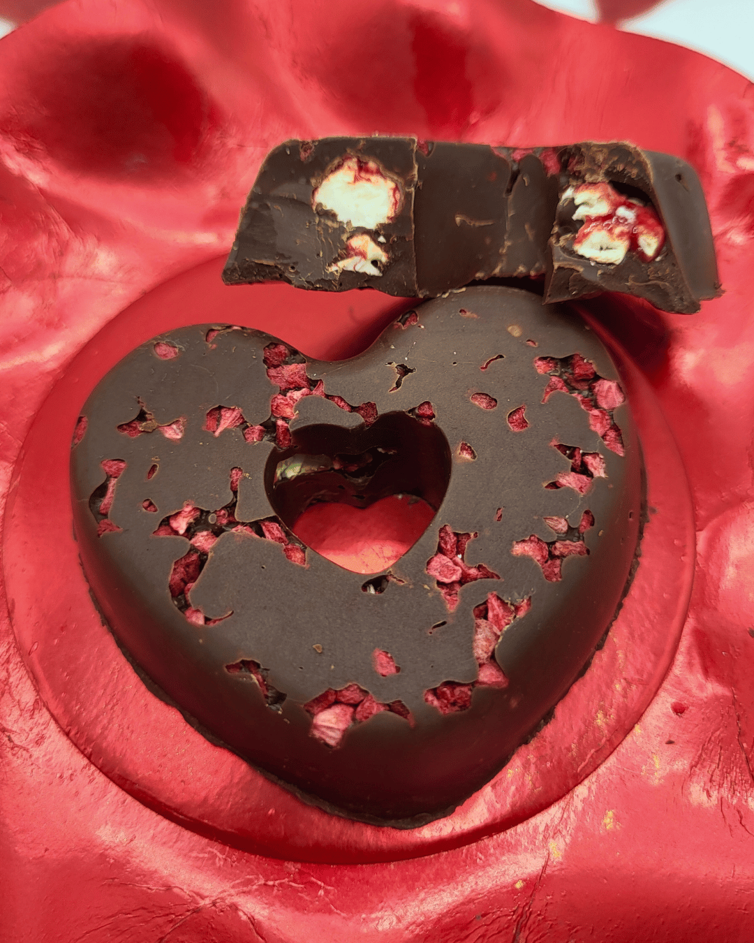 Duo de choc - Confiserie ÉDITION SAINT-VALENTIN saveur chocolat noir et popcorn fraise des bois 5