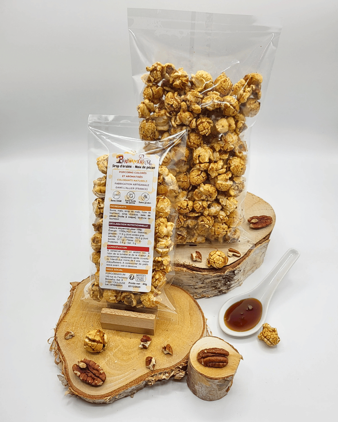 Popcorn Édition limitée saveur sirop d'érable-noix de pécan 1 - Popcornarium